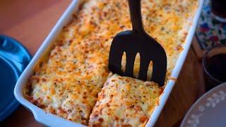 Halal Lasagna Recipe | Easy Minced Beef Lasagne | Hungry for Goodies