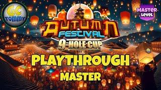 MASTER Playthrough, Hole 1-9 - Autumn Festival 9-hole cup! *Golf Clash Guide*