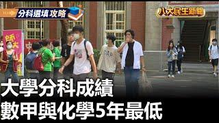 大學分科成績 數甲與化學5年最低 |【民生八方事】| 2023072804 @gtvnews27