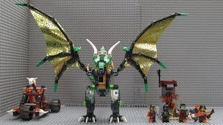 LEGO NINJAGO Lloyd's Green NRG DRAGON review