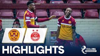 Motherwell 2-0 Aberdeen | Red Card Seals Dons Defeat | William Hill Premiership