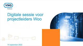 Digitale sessie voor projectleiders Woo 14-9-2022