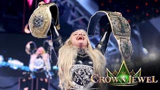 WWE CROWN JEWEL: Code Rhodes defeat Gunther  .. Liv Morgan win Nia Jax .REYHAD SEASON