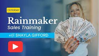 October Rainmaker Sales Training