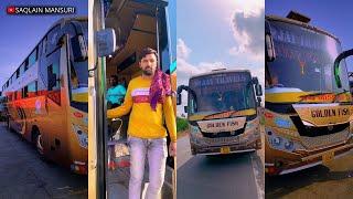 New Bus Jay Travels Golden Fish || Mumbai To Diu (Gujarat) Video