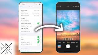 The BEST iPhone CAMERA SETTINGS for Photos!