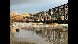 Red Deer River levels high in the Drumheller valley - DrumhellerOnline.com