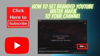 How to create Branding watermark free for Your Youtube Channel | Easy and Simple steps (2021)