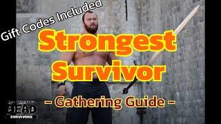 The Walking Dead: Survivors - Strongest Survivor Event - Gathering Guide & Gift Codes!