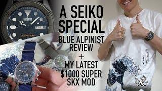 A Seiko Special - Blue Alpinist SPB089 Review & SARB017 Comparison + My Best SKX013 Diver Mod Yet!