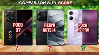 Poco X7 vs Redmi Note 14 vs Poco M7 Pro Comparison  Don't Buy Wrong 