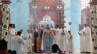 Jeswin is live Blessed with the presence and Holy Mass by @SthephanosThirumeni @ S.T Mary's Church