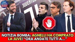 BOMBA JUVENTUS! Notizia shock: Agnelli ha comprato la Juve! "Ora andate tutti a..."