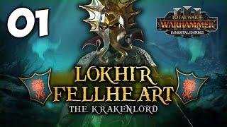 THE KRAKENLORD RISES! Total War: Warhammer 3 - Lokhir Fellheart - Dark Elves [IE] Campaign #1