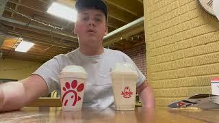 Trying Chick-Fil-A's Milkshake for the first time... Can it beat Arby's?