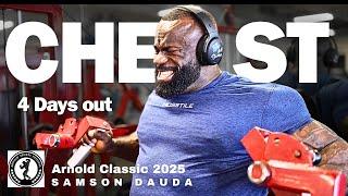 Arnold Classic 2025 series | Chest & Arms 4 days out |  Samson Dauda