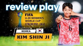 Kim Shin ji, midfielder of the Korean women's national soccer team