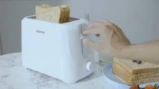 Geepas 2 Slice Bread Toaster GBT36515