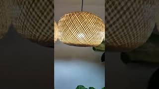 Bamboo Lampshade Oval #urbano #bamboolampshade #bamboo