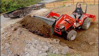 Hauling out 80+ Yards of Dirt with Tractor