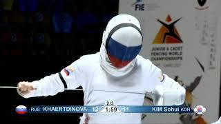 Fencing World Championships Egypt Cairo 2021 - Junior Individual Epee Finals