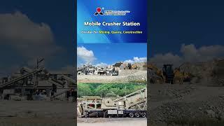Mobile Crusher Station. Crusher for Mining, Quarry, Construction