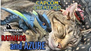 Unboxing Rathalos & Azure Rathalos Chibi Line Figures by Animegami Studios!