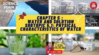 FORM 2 CHAPTER 5 WATER AND SOLUTION PART 1