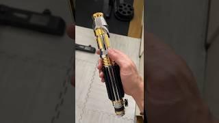【スターウォーズ】メイスウィンドゥのライトセーバーがカッコ良過ぎる！star wars Mace Windu #starwars #disney #lightsaber