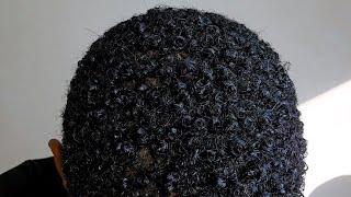 How to define curls on type 4 hair with 2 products (Short natural hair)