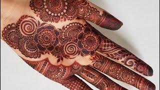 Palm Mehndi Design by @DrIfrah | Arabic Mehndi Design | Ifrah’s Mehndi Design