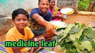 COOKING AND EATING,WILD MEDICINE LEAF/EATING SHOW