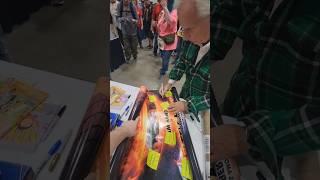 Henry winkler signing little Nicky poster #henrywinkler #autographs #planetcomicon #jeremyscherle