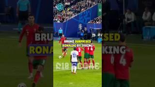 BRUNO FERNANDES REFUSED TO LET CRISTIANO TAKE IT 