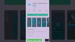Top Android Apps for Python Coding | Boost Your Productivity on the Go" #coding #python #programmer