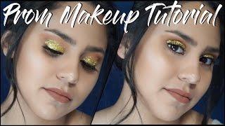 PROM 2017: GOLDEN GLITTER EYE MAkeup Tutorial | TOO GLAM