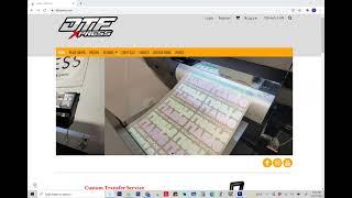 How To Order Online DtfXpress Tutorial