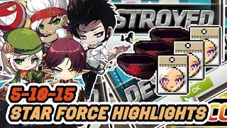 5-10-15 Star Force Highlights | MapleStory Sunny Sunday