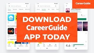 Download CareerGuide.com's App Today (Play Store)