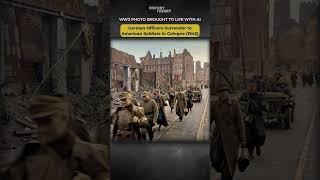 WW2 Photo Brought to Life: Captured German Soldiers March Through Cologne Streets