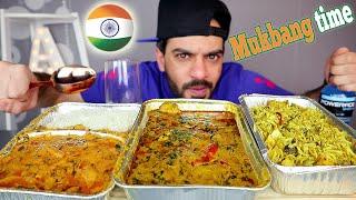 موكبانغ اشهر الأكلات الهندية الحارة والمليئة بالتوابل ! اكل هندي ماكبانغ Indian Food Mukbang 먹방