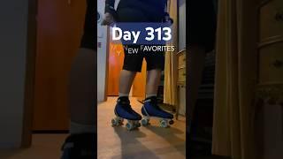 Day 313 #over60 #learntoskate #quadzquad #rollerskate #quadskates #bontskates #parkstars #newskates