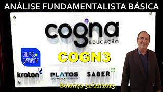 COGN3 - COGNA EDUCAÇÃO S/A. ANÁLISE FUNDAMENTALISTA BÁSICA. PROF. SILAS DEGRAF