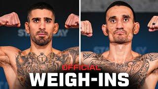 Topuria vs. Holloway Fighter Weigh-Ins | UFC 308