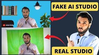 How to Make Youtube Studio By AI Tools | AI Fake Studio / Setup