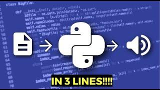 Text-to-Speech in Python: Convert Text to Voice Easily | Step-by-Step Tutorial (2024)