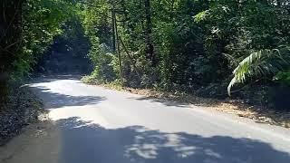 Sagara to Honnavara Full road view with natural sound