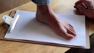 Instructions for Taking Foot Tracing and Measurements | HD Russell