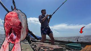 Fishing BIG BAIT Catches Lake MONSTER!! (massive)