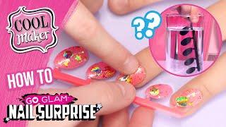 NEW GO GLAM Nail Surprise!  | How to Use | Press On Nails for Kids